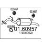 Koncový tlmic výfuku MTS 01.60957
