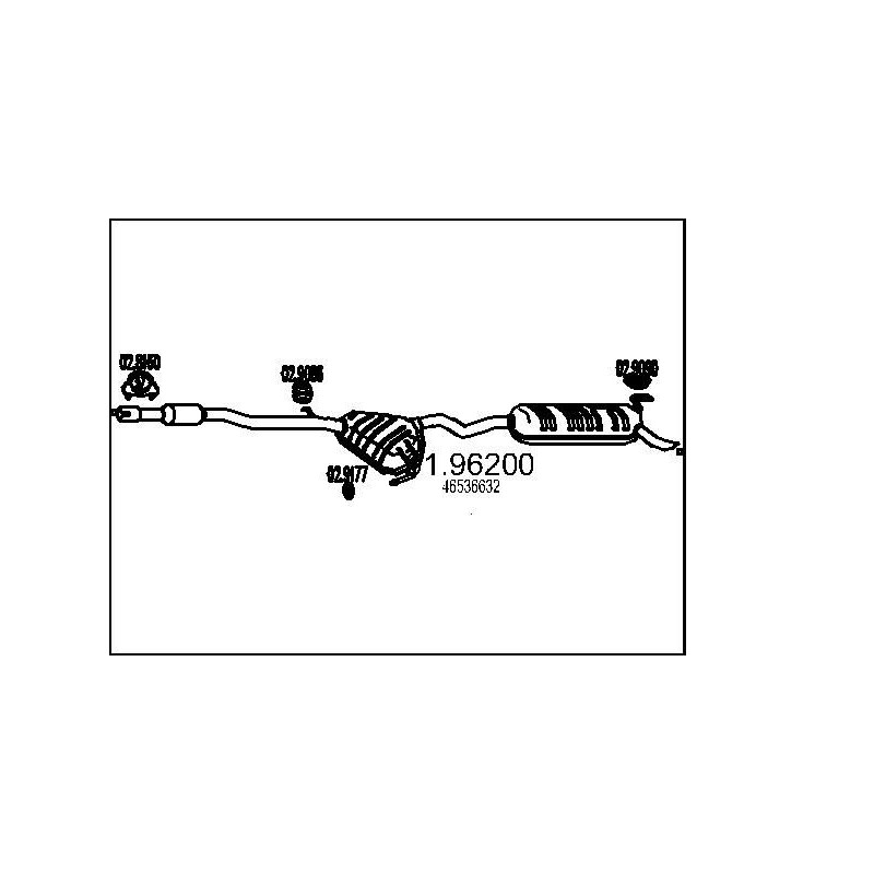 Koncový tlmic výfuku MTS 01.96190