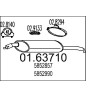 Koncový tlmic výfuku MTS 01.63710