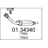 Predný tlmic výfuku MTS 01.34340