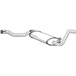 Koncový tlmič výfuku BOSAL 105-913