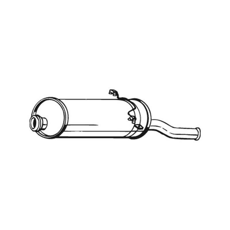 Koncový tlmič výfuku BOSAL 135-021