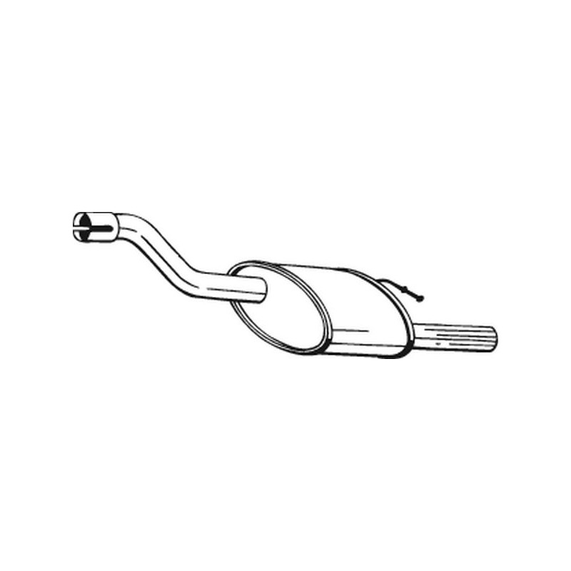 Koncový tlmič výfuku BOSAL 154-379
