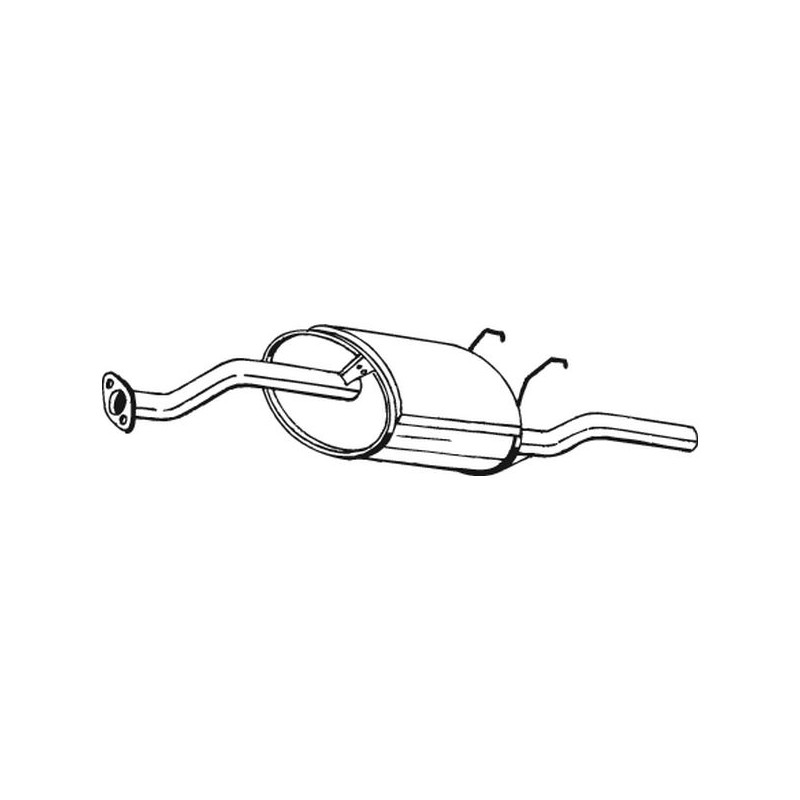 Koncový tlmič výfuku BOSAL 163-121