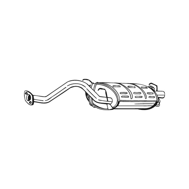Koncový tlmič výfuku BOSAL 163-349