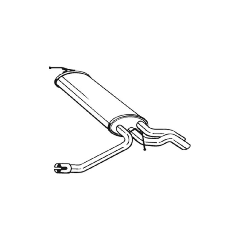 Koncový tlmič výfuku BOSAL 175-087