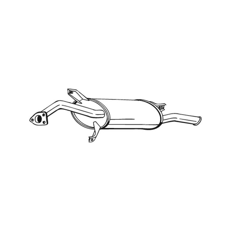 Koncový tlmič výfuku BOSAL 177-743