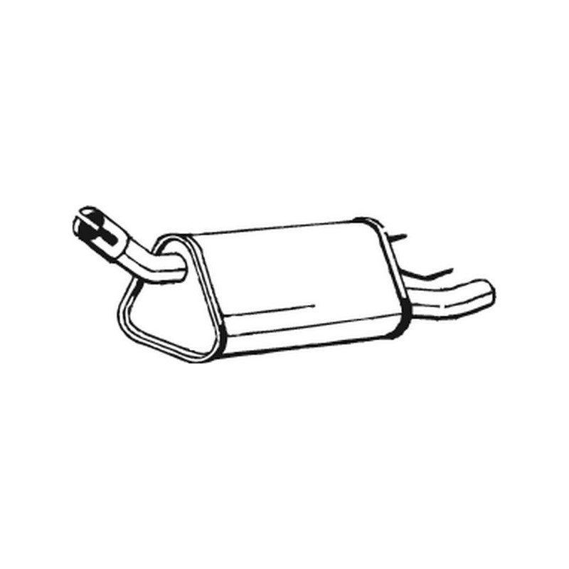 Koncový tlmič výfuku BOSAL 185-431