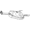 Koncový tlmič výfuku BOSAL 185-459