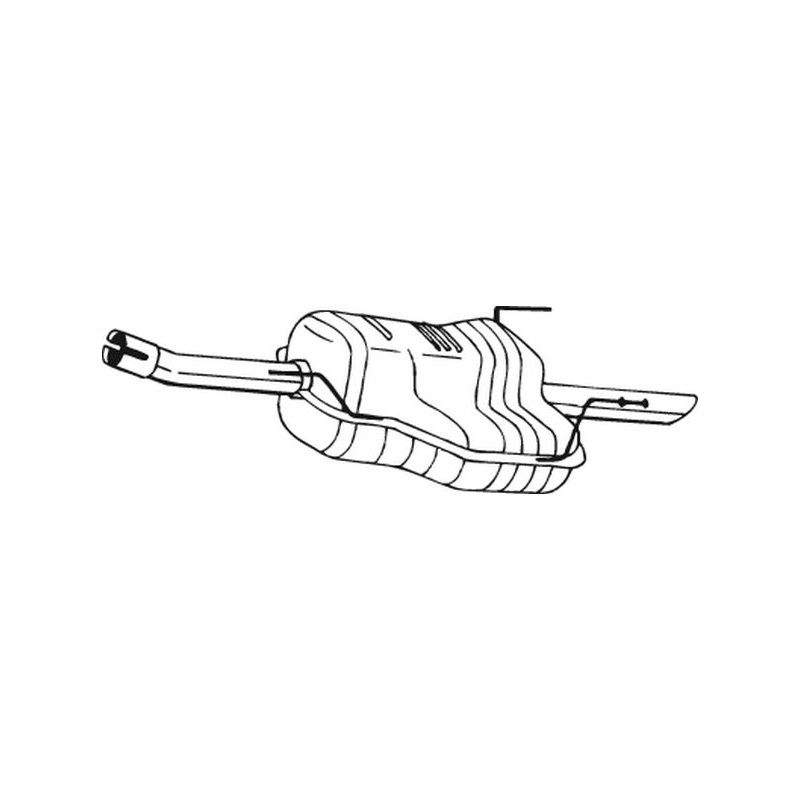 Koncový tlmič výfuku BOSAL 185-481