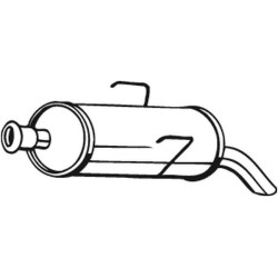 Koncový tlmič výfuku BOSAL 190-115
