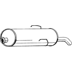 Koncový tlmič výfuku BOSAL 190-805