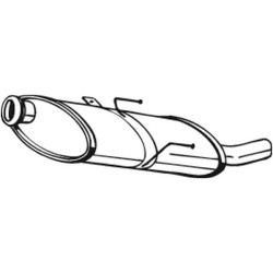 Koncový tlmič výfuku BOSAL 190-833