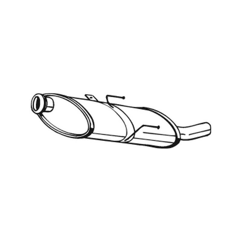 Koncový tlmič výfuku BOSAL 190-833