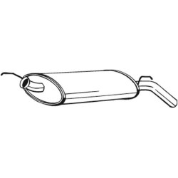 Koncový tlmič výfuku BOSAL 200-149
