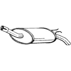 Koncový tlmič výfuku BOSAL 200-785