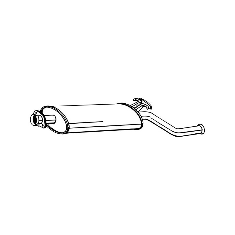 Koncový tlmič výfuku BOSAL 215-211
