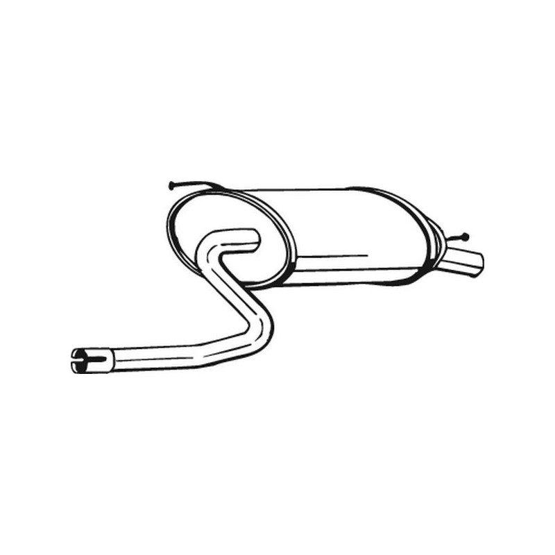 Koncový tlmič výfuku BOSAL 219-135