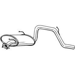 Koncový tlmič výfuku BOSAL 219-381