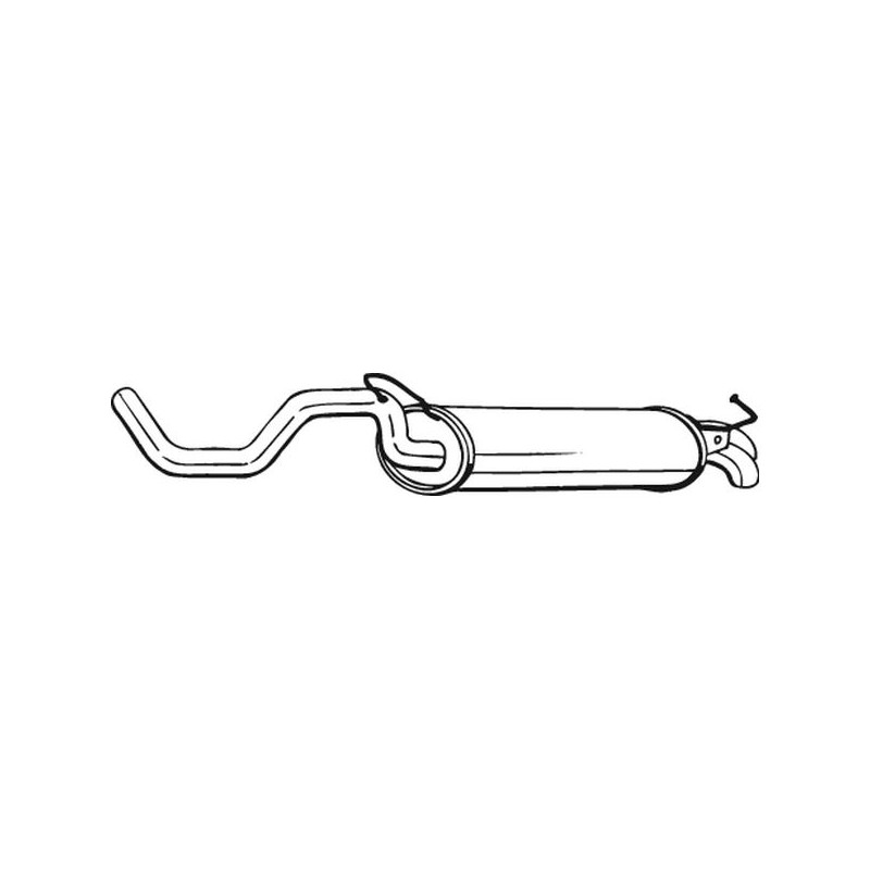 Koncový tlmič výfuku BOSAL 278-145