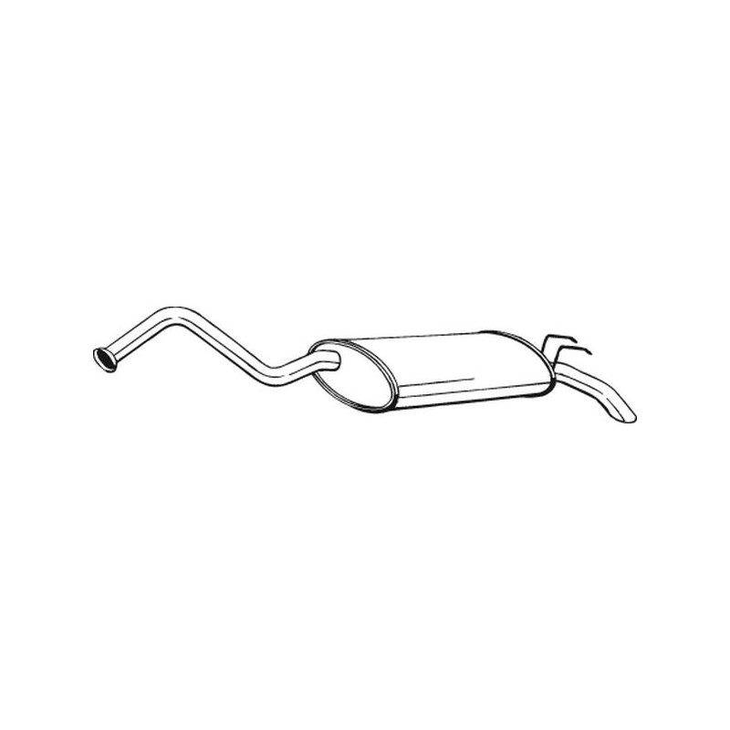 Koncový tlmič výfuku BOSAL 278-313