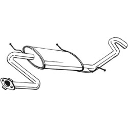 Koncový tlmič výfuku BOSAL 278-339