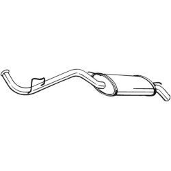 Koncový tlmič výfuku BOSAL 278-419