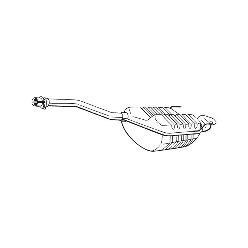 Koncový tlmič výfuku BOSAL 278-433
