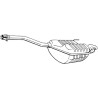 Koncový tlmič výfuku BOSAL 278-433