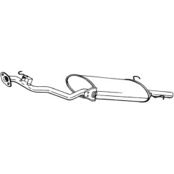 Koncový tlmič výfuku BOSAL 279-027