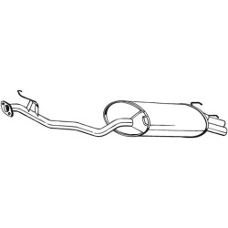 Koncový tlmič výfuku BOSAL 279-513