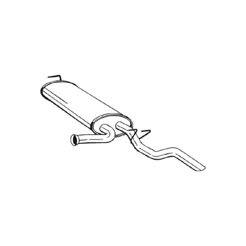 Koncový tlmič výfuku BOSAL 279-911