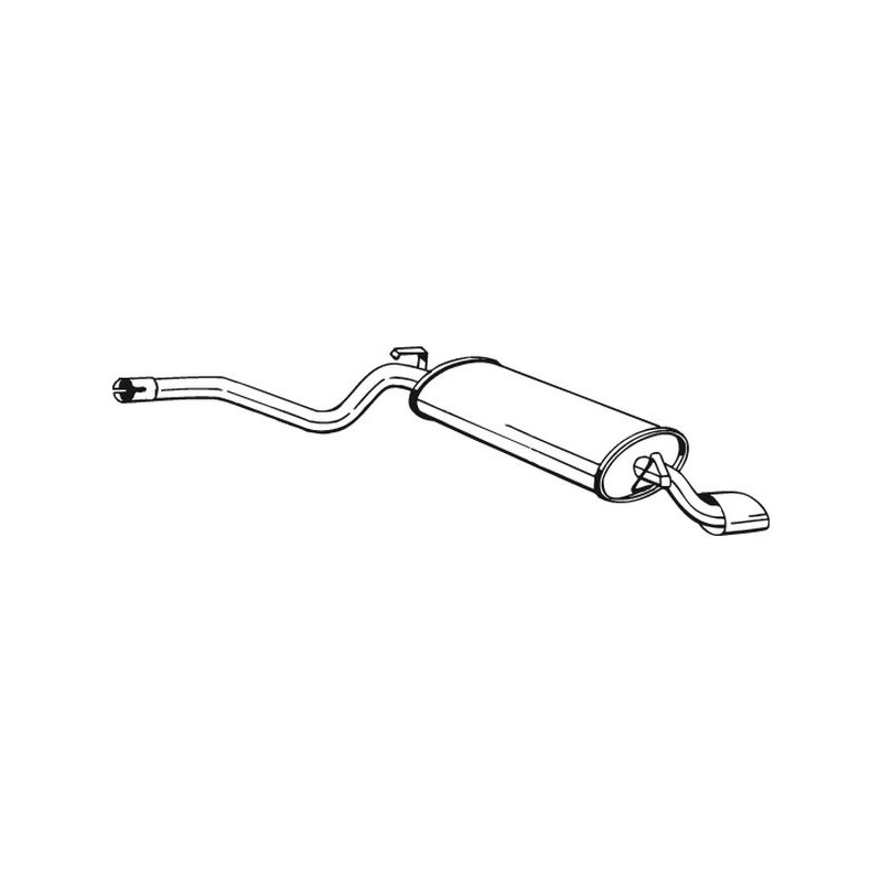 Koncový tlmič výfuku BOSAL 280-215