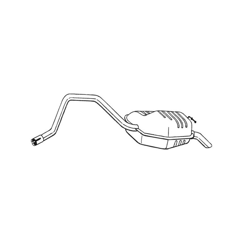 Koncový tlmič výfuku BOSAL 281-821