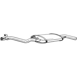 Koncový tlmič výfuku BOSAL 282-305