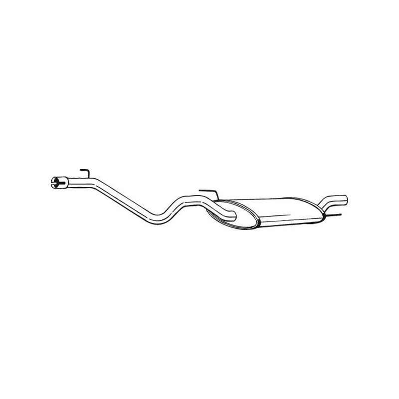 Koncový tlmič výfuku BOSAL 282-373