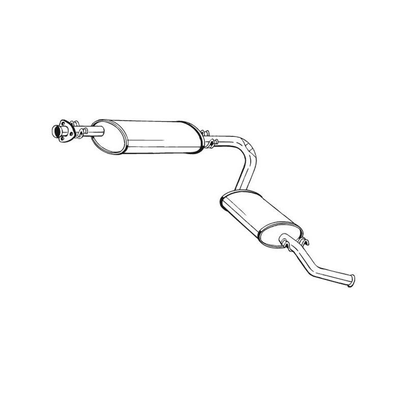 Koncový tlmič výfuku BOSAL 283-023