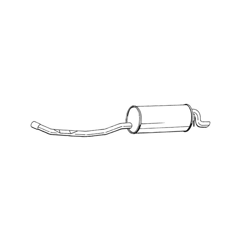 Koncový tlmič výfuku BOSAL 283-139