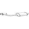 Koncový tlmič výfuku BOSAL 283-223