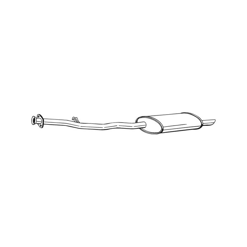 Koncový tlmič výfuku BOSAL 283-285