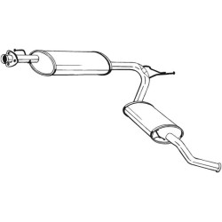 Koncový tlmič výfuku BOSAL 283-581