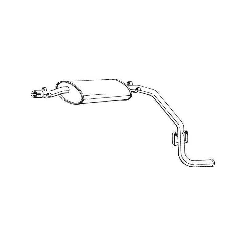 Koncový tlmič výfuku BOSAL 283-685