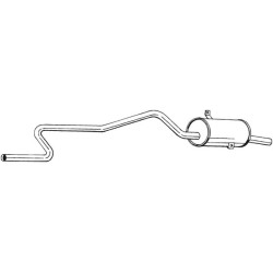 Koncový tlmič výfuku BOSAL 283-701