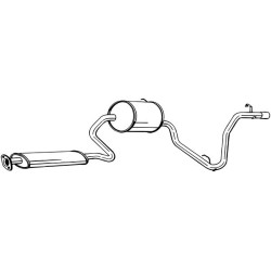 Koncový tlmič výfuku BOSAL 287-203