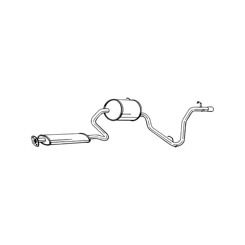 Koncový tlmič výfuku BOSAL 287-203