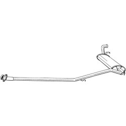 Koncový tlmič výfuku BOSAL 287-265