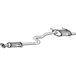 Koncový tlmič výfuku BOSAL 288-091