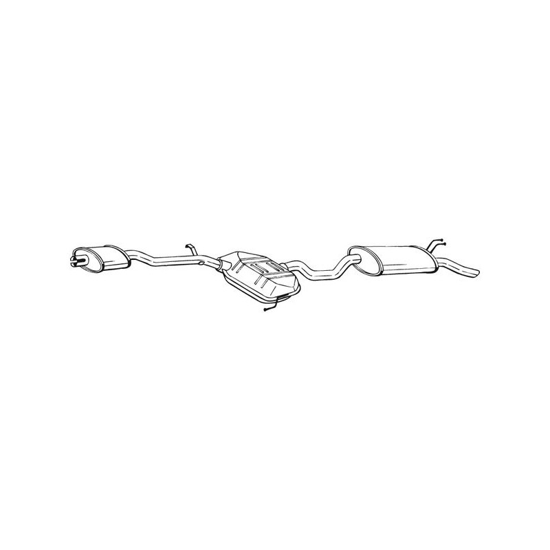 Koncový tlmič výfuku BOSAL 288-265