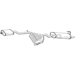 Koncový tlmič výfuku BOSAL 290-111