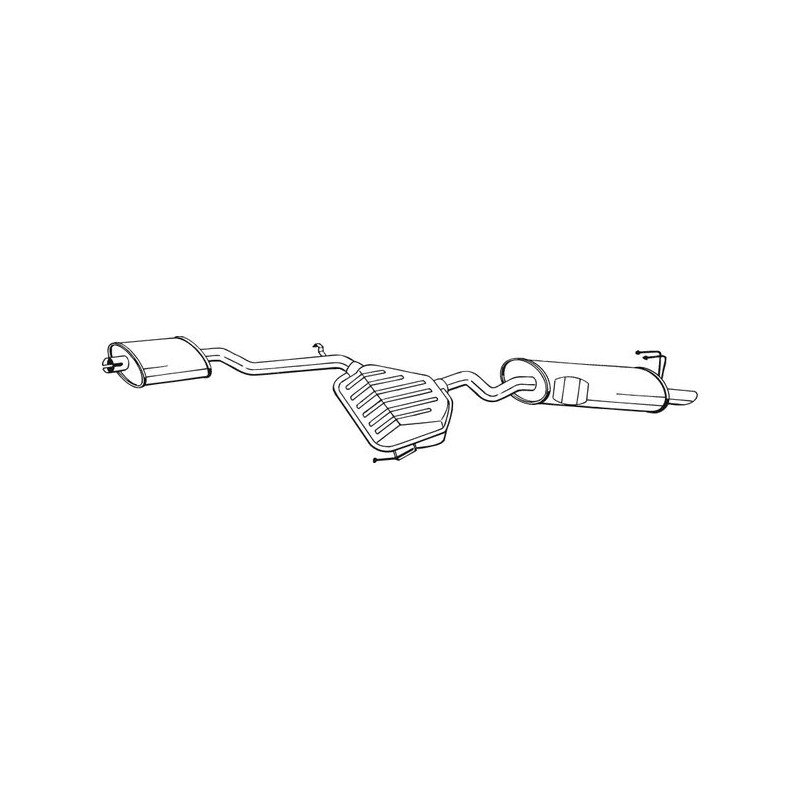 Koncový tlmič výfuku BOSAL 290-111